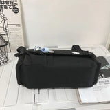 WIAOFELLAS  -  Korean Fashion Casual Big Bag Student School Bags for Teenage Girls Messenger Bag Shoulder Bag Crossbody Bags Women