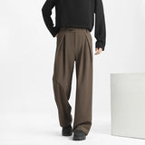 Wiaofellas  -  Men's Light Luxury Naples Slim-fit Suit Pants Casual Japanese Retro Premium Quality Elegant Popular Leisure Trousers Spring