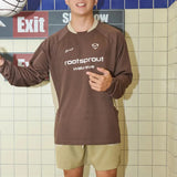 WIAOFELLAS  -  Mens Long Sleeve Top Splicing Sports Basketball T Shirts Summer Trend Running Fitness Slim Fit Mesh Quick-Dry Tops Mens Clothing