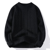 WIAOFELLAS  -  Hipster Sweater Men Fall Winter Fleece Thickening Hipster Sweater Men Loose High-grade Lazy Spring Comfort Warm Pajamas