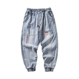 Wiaofellas  -  New Hip Hop Harem Jeans Pants Men Loose Joggers Denim Casual Sweatpants Korea Ankle Length Trousers Streetwear Male Clothes