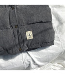 WIAOFELLAS  -  Corduroy Parkas Vest Men Stand Casual Keep Warm Loose Sleeveless Cotton Padded Harajuku Korean Style Teens Outwear All-match