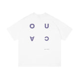WIAOFELLAS  -  American Retro Cleanfit T-shirt Niche Men's Outdoor Heavyweight Pure Cotton Printed Tops Short Sleeved Couple's Cycling T-shirt