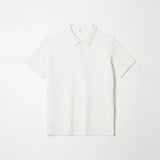 WIAOFELLAS  -  Men's Lapel Polo Shirts 2025 Summer New Product Waffle Loose Solid Color Short Sleeve Mens T-shirt