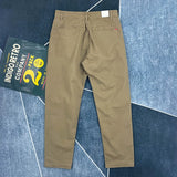WIAOFELLAS  -  High-end cotton casual pants men's American retro small straight slim cargo pants