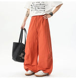 WIAOFELLAS  -  Unisex Pants Wide Leg Athletic Lounge Pants Spring Summer Lightweight Stretch Waist Casual Sportswear Joggers Loose Thin Comfort