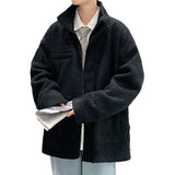 Wiaofellas  -  Winter Coat Men New Cotton Jacket Outwear Stand Collar Autumn Fashion Male Thick Warm Men Outwear