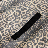 WIAOFELLAS  -  Retro Leopard Jacket Men Streetwear Patchwork Washed Jacket Coat Men Hip Hop Y2K Oversized Harajuku Stand Collar Unisex Jackets