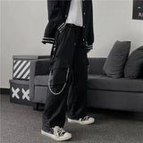 WIAOFELLAS  -  Plus Size S-3XL Men Joggers Pants Spring Autumn Fashion Casual Muti Pocket Slim Loose Wide Leg Long Street Wear Harajuku Goth