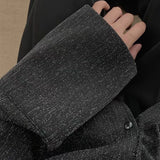 WIAOFELLAS  -  Men's Shirt Korean Textured Causal Blazer Elegant Bright Wire Jackets Casual Versatile Party Wear Banquet Dressy Men's Clothing