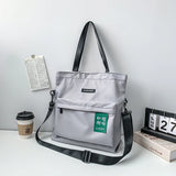 WIAOFELLAS  -  Messenger bag handbag large-capacity shoulder bag school hand carry school bag remedial handbag