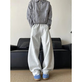 WIAOFELLAS  -  Spring NEW Loose Casual pants man Solid baggy trousers Unisex Wide leg pants Fashion trend youth skateboard pants male