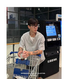 WIAOFELLAS  -  Trendy Summer Men's Fake Two-piece Buttons Design Casual T-shirts Fashion Short Sleeves O-neck Loose Tops Male