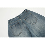 Wiaofellas  -  Denim Shorts Hip Hop Casual Shorts Jeans Vintage Summer Pants Fashion Short Pants Oversized Streetwear Varsity Y2k Men's Shorts