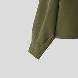WIAOFELLAS  -  Men Jackets Solid Lapel Long Sleeve Button Loose Male Thin Coats Streetwear Korean Style Fashion Casual Outerwear Men