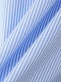 WIAOFELLAS  -  Fashion Vertical Striped Short Shirt For Men Streetwear Oversized Loose Long Sleeved Lapel Top Spring Autumn Versatile Shirts