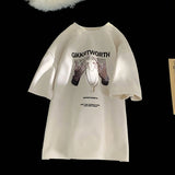 WIAOFELLAS  -  Hip Hop Graphic Men Tshirts Suede Fashion Summer New Short Sleeve T-shirt Oversized Streetwear Male Casual Tops Harajuku T Shirt