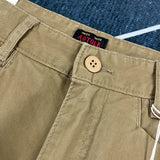 WIAOFELLAS  -  High-end cotton casual pants men's American retro small straight slim cargo pants