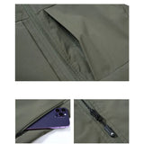 WIAOFELLAS  -  Men's Clothing Large Size Cargo Vest Multi-pocket Tactical Vests Fishing Sports Jackets Sleeveless Cardigan Zippers Quick-drying