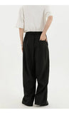 WIAOFELLAS  -  Black Suit Pants Men Oversized Fashion Social Mens Dress Pants Korean Loose Wide Leg Pants Mens Office Formal Trousers M-3XL