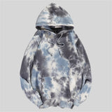 WIAOFELLAS  -  Hip Hop Tie Dye Hoodie Sweatshirt Men Fleece Streetwear Harajuku Cotton Hooded Pullover Men Pink Colors Loose Unisex Hoodies