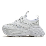 WIAOFELLAS  -  Autumn Men Casual Sneakers 7cm Chunky Platform Sports Shoes Brand Tennis Running Sneakers Male Breathable Outdoor Walking Shoes