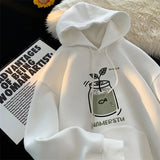 WIAOFELLAS  -  Autumn Kawaii Cartoon Graphic Hoodies Men's Y2K Streetwear Personality Sweatshirts Hip Hop Fashion Fleece Baggy Pullover Hoody
