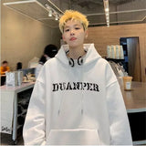 WIAOFELLAS  -  Autumn Goth Letter Printed Pullover Hoodies For Men New in Y2K Streetwear Fashion Sweatshirts Hip Hop Cotton Hoodie Tracksuit