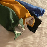 WIAOFELLAS  -  Autumn New Thickened Long Sleeved Shirt Korean Fashion Loose Men's Wear