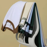 WIAOFELLAS  -  Summer Men's 245g Heavy Pure Cotton Short Sleeve T Shirt Trendy Brand Casual Streetwear Basic Top Loose T-shirt for Women