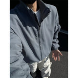 WIAOFELLAS  -  Spring Black Jacket Men Fashion Retro Pocket Workwear Jacket Men Streetwear Hip-hop Loose Bomber Jacket Mens Short Jackets Coat