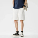 WIAOFELLAS  -  Men's Casual Shorts Summer Trendy Loose Sports Style for Men and Women The Same Solid Color Simple Pants