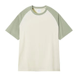 WIAOFELLAS  -  Summer Men's 245g Heavy Pure Cotton Short Sleeve T Shirt Trendy Brand Casual Streetwear Basic Top Loose T-shirt for Women