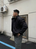 WIAOFELLAS  -  Autumn Winter New Young Men's Simple Fashionable Casual Stand Up Collar Warm Jacket High-quality Street Trendy Cotton Jacket