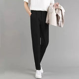 WIAOFELLAS  -  Men's Clothing Summer Casual Business Trousers New Slim Fit Stretch Comfortable Trendy Office Dress Pants for Men