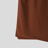 WIAOFELLAS  -  Men Irregular Pants Solid Color Joggers Elastic Waist Joggers Wide Leg Trousers Skirts Streetwear Loose Long Pants