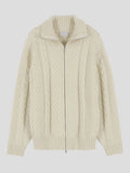 WIAOFELLAS  -  New autumn and winter thick knitted sweater versatile cardigan sweater loose American men's Korean jacket trendy