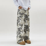 Wiaofellas  -  Brand Vintage Male Pants Jeans Baggy Autumn New Mid Rise Camouflage Pnats Mens Streetwear Skateboard Man Clothes