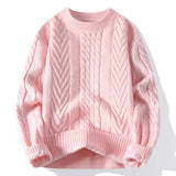 WIAOFELLAS  -  Hipster Sweater Men Fall Winter Fleece Thickening Hipster Sweater Men Loose High-grade Lazy Spring Comfort Warm Pajamas