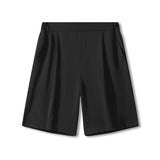 Wiaofellas  -  Ice Silk Suit Shorts Men Women Summer Outdoor Thin Loose Versatile Large Size Five-Part Casual Wide Leg Medium Pants Trendy