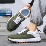 WIAOFELLAS  -  New High Quality Original Design Sports Soft Sole Comfort Classic Casual Stitching Mixed Material Student Men's Casual Sneakers