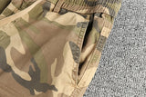 WIAOFELLAS  -  Heavy wash to do old camouflage cargo casual shorts men's American retro trend summer new loose straight pants