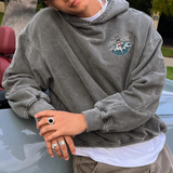 WIAOFELLAS  -  Street Style 'Lighthouse' Casual Men's Sweatshirt - Trendy Urban Pullover, Comfortable & Fashionable Hoodie for Men