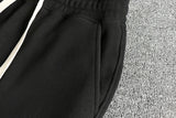 WIAOFELLAS  -  Autumn Winter New American Retro Thick Knitted Sweatpants Men's Simple Elastic Waist Drawstring Sport Casual Ankle-tied Pants