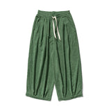 WIAOFELLAS  -  Autumn Winter Men Me's Corduroy Casual Pants Solid Wide Leg Pants Straight Trousers Male Thick Loose Streetwear Hip Hop Pants