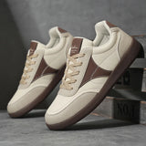 WIAOFELLAS  -  New Fashion Color Patchwork Comfortable Breathable Material Wear-resistant Flat Non-slip PVC Outsole All Match Casual Shoes