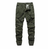 WIAOFELLAS  -  Fashion Cargo Pants Men Streetwear Leisure Thick Cotton Jogger Pants Multi Pockets Ankle Banded Man Casual Trousers MY193