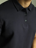 WIAOFELLAS  -  Fashionable Mens Slim Fit Polo Shirts Short Sleeve Button Turn-down Collar Polo Shirt Spring Summer Casual Men Solid Color Polos