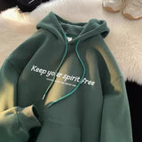 WIAOFELLAS  -  New Letter Printed Hooded Sweatshirts For Men High Street Fashion Pullover Hoodies Y2K Streetwear Oversized Hoody