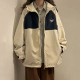WIAOFELLAS  -  Harajuku Patchwork Jackets Women Cargo Jacket Y2K Spring Autumn Casual Loose Outerwear Long Sleeve Coats Teens Female Top